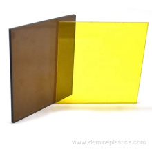 Quality bronze solid polycarbonate sheet plastic sheet